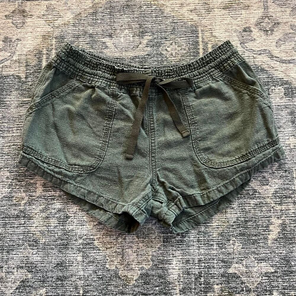 Altar-d-state Women's Green and Khaki Shorts
